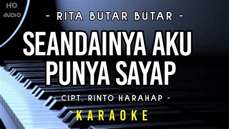 Seandainya Aku Punya Sayap Rita Butar Butar Rinto Harahap Hd