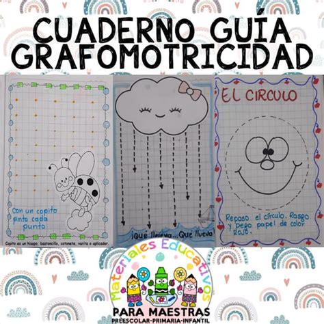 Cuaderno De Guía Con Ejercicios De Grafomotricidad Recopilado Por Materiales Educativos Maestras