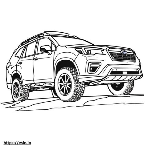 Subaru Forester Wilderness Awd Para Colorir