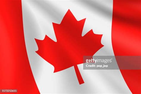 Flag Of Canada Canadian Flag Vector Flag Background Stock Illustration