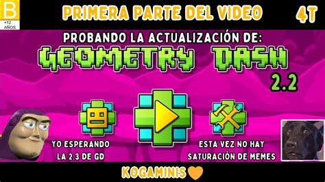 Probando La ActualizaciÓn De Geometry Dash 22 12 Youtube