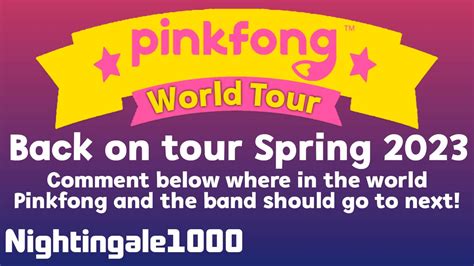 Pinkfong World Tour Is Back On Tour This Spring By Nightingale1000 On