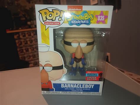 Barnacleboy Barnacle Boy Spongebob Squarepants 2020 Funko Pop 835 Nycc Exclusive 4686482924