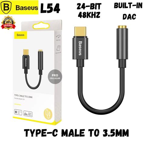 Jual Baseus Audio Converter Type C To Jack Audio Mm Headset Adapter