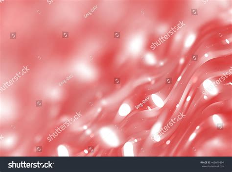 Abstract Red Background Bokeh Defocused Lights Stock Illustration