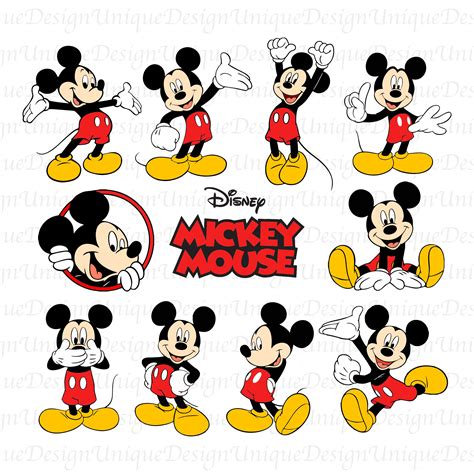 Mickey Mouse Svg Bundle Layered Head Svg Birthday Tshirt Svg Etsy