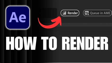 After Effects 2024 How To Render In After Effects In 2024 YouTube
