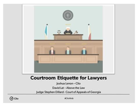 Courtroom Etiquette for Lawyers | PPT | Free Download