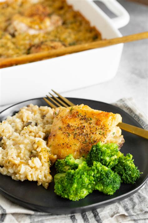 Easy Chicken And Rice Casserole Nutmeg Nanny