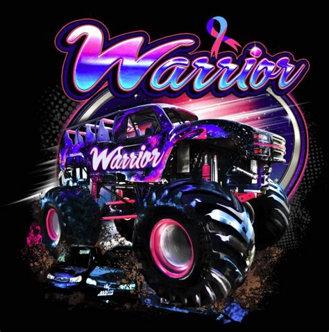 Monster truck digital psd design for Warrior. Monster truck jam | Monster trucks, Monster truck ...