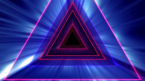 Abstract Tunnel VJ Motion Background Neon Light Tunnel Free VJ Loops