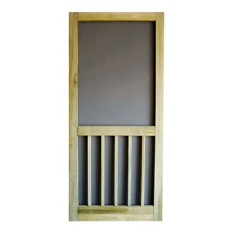 Screen Tight Timberline 32 In X 80 In Pressure Treated Wood Wood Frame