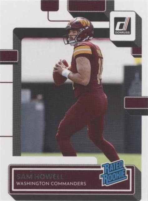 2022 Panini Donruss Rated Rookie 305 Sam Howell RC EBay