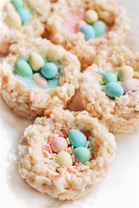 Rice Krispie And Mini Egg Nests Are A Fun Easter Treat And Activity For