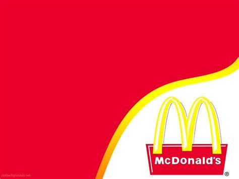 Descargar Fondos De Logode Mcdonalds Sobre Un Fondo Rojo Wallpapers