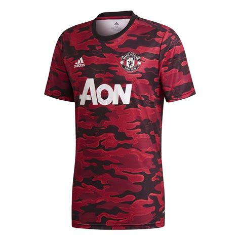 Manchester United Home Red Pre Match Jersey Official Adidas Top