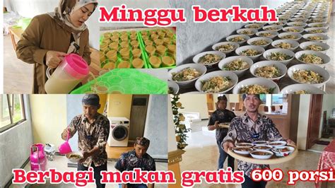 Minggu Berkah Berbagi Makan Gratis Menu Soto Lamongan Dan Jus