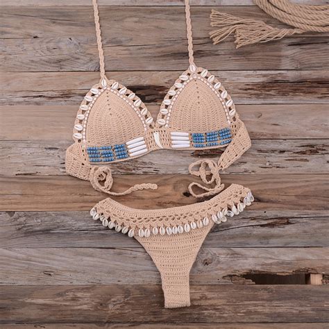 Muscheln H Keln Bikini Set Aush Hlen Badeanzug Badeanzug Etsy