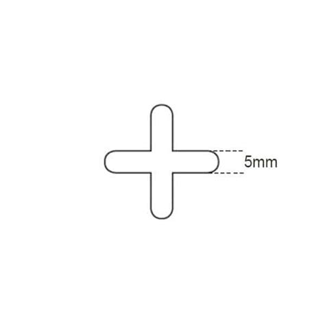 Tile Cross Spacer 5mm X 500 Pack The Tile Collective