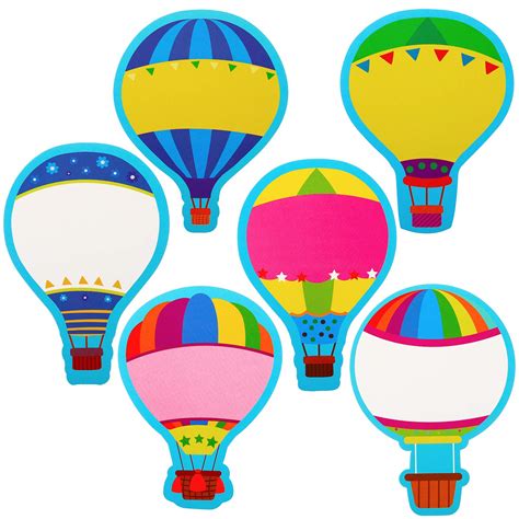 Buy 45 Pieces Hot Air Balloons Cut Outs Hot Air Balloon Bulletin Board