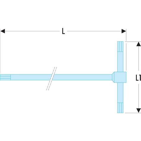 Clés mâles 6 pans en T métriques FACOM 84TC