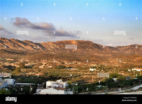 Beautiful Views Of Lucainena De Las Torres Village In Almeria Spain