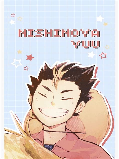 Haikyuu Nishinoya Yuu Sticker For Sale By Bunniesowo Redbubble