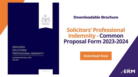 Solicitors Professional Indemnity Common Proposal Form