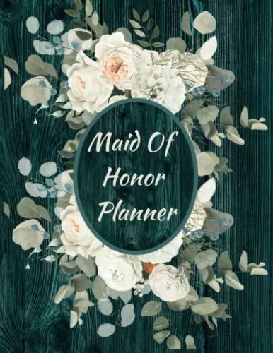 Maid Of Honor Planner Wedding Duties Checklist Organizer With Floral