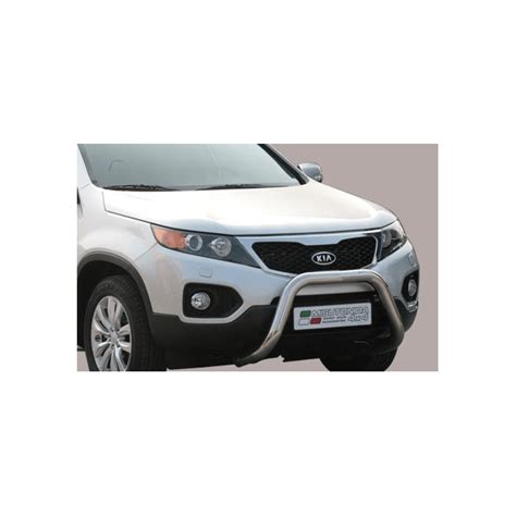 Misutonida Bull Bar Ø76mm inox srebrni za Kia Sorento 2009 2012 s EU