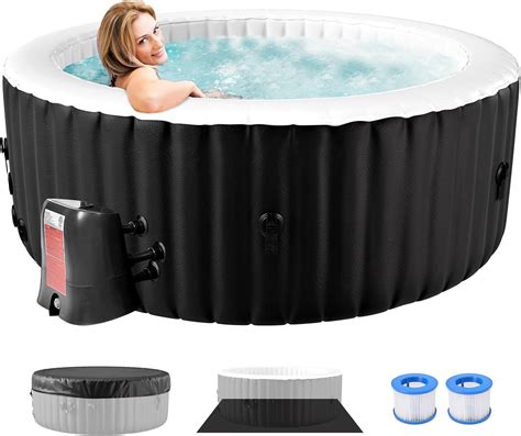 Amazon Round Inflatable Hot Tub Person Portable Blow Up Hot