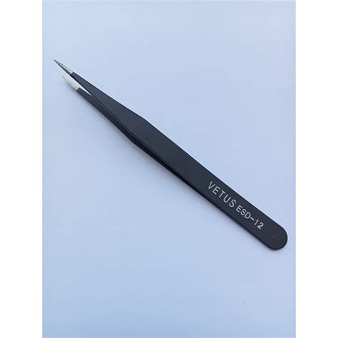 Jual VETUS BLACK TWEEZERS VETUS PINSET LURUS HITAM 1 PCS Shopee Indonesia