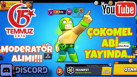 Temmuz S Person K Cokomeller Brawl Stars Canli Yayin Youtube