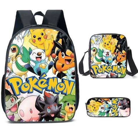 Sac a dos ecole Cartable college Pokémon Sac dos Cartable ecole college