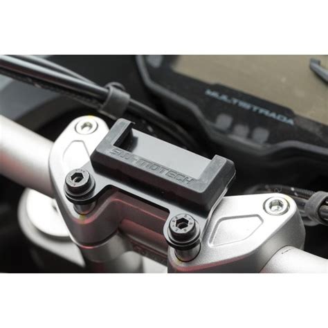 Support Navigation Pour Guidon Sw Motech Noir Ducati Multistrada 12