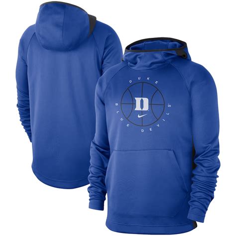 Mens Nike Royal Duke Blue Devils Basketball Spotlight Pullover Performance Hoodie