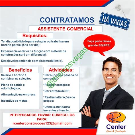 Assistente Comercial 01 Vagas Fortaleza Ce Themos Vagas