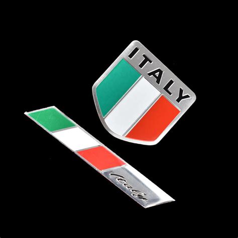 3d Emblems Italian Flag Motorcycle Decals Andstickers For Piaggio Vespa