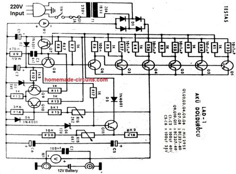 12v Battery Charger Circuits [using Lm317 Lm338 L200 Transistors] Homemade Circuit Projects