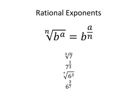 Algebra Ii 7 4 Rational Exponents Ppt Download