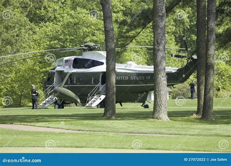 Marine One Presidential Helicopter Editorial Photography - Image of ...