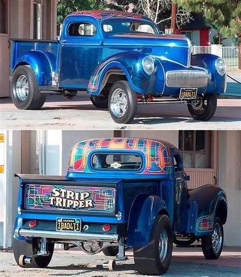 1941 Willys Pickup Gasser Classic Cars Trucks Hot Rods Drag Racing