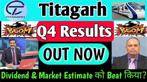 Titagarh Rail Systems Share Latest News Titagarh Rail Q4 Results 2024