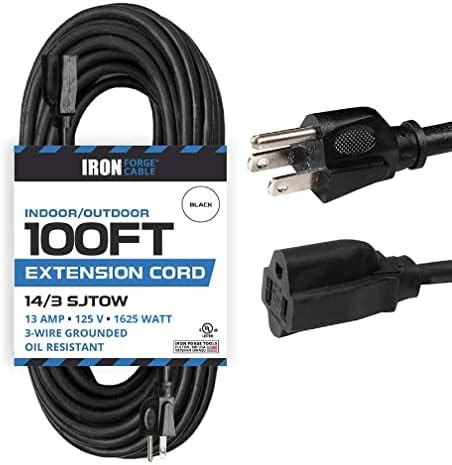 Amazon IRON FORGE CABLE Outdoor Extension Cord 10 Ft 14 Gauge 15