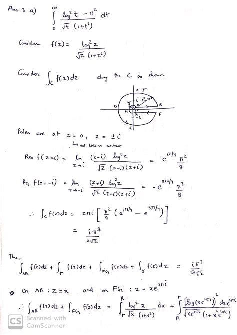 Calculus Evaluating Int Limits 0 Infty Frac Log 2 X Pi 2