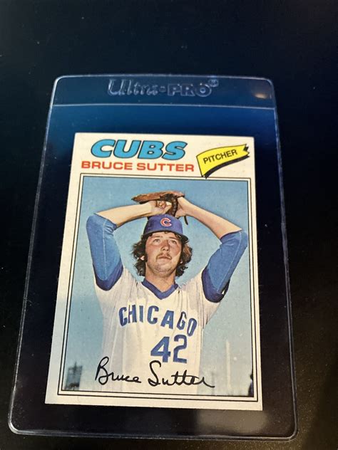 1977 TOPPS 144 BRUCE SUTTER CUBS ROOKIE NM EBay