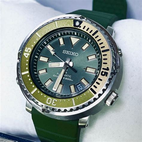 Tp Seiko Prospex Street Series Tuna Safari Edition Green Dial Srpf K