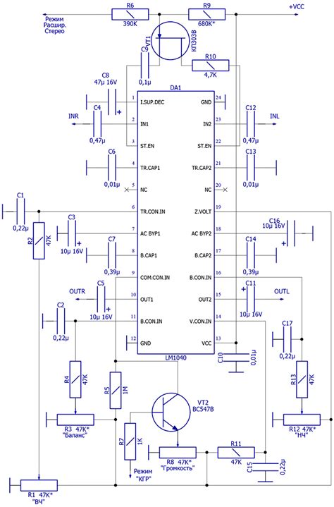 LM1040: стерео регулятор громкости и тембра | PRACTICAL ELECTRONICS ...