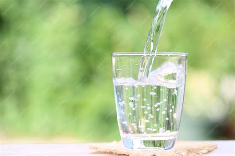 Premium Photo | Closeup glass of water