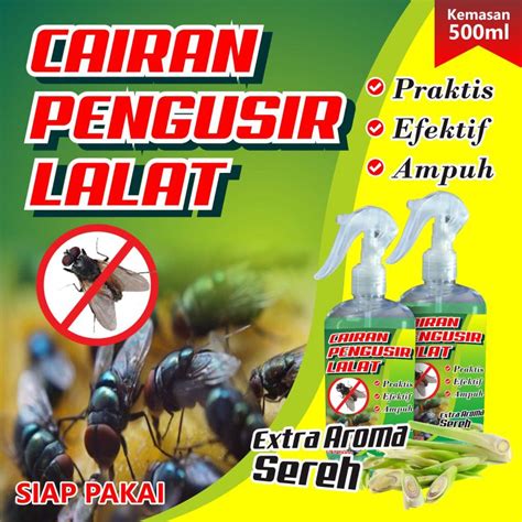 Jual Cairan Pengusir Lalat Ampuh Extra Aroma Sereh Kemasan Spray